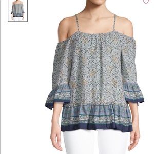BeachLunchLaunge boho blouse, bell sleeves, peplum